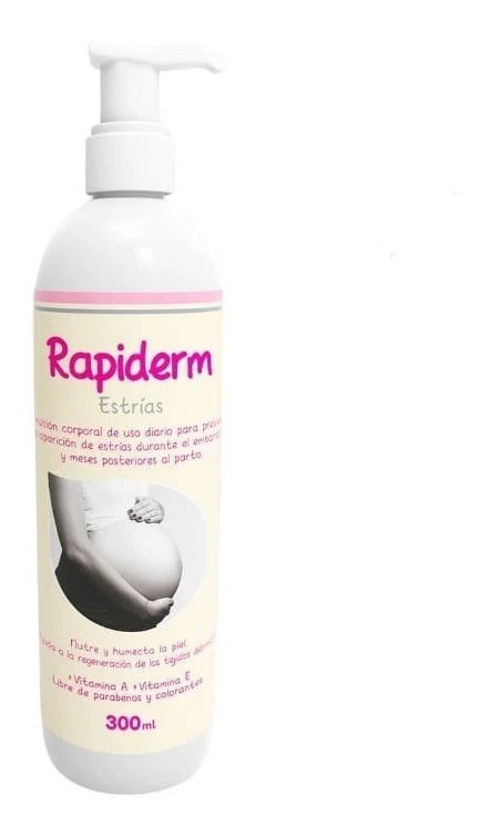 Rapiderm Estrías Emulsión Corporal Nutritiva x 300 ml